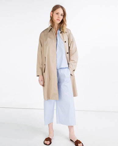 LONG OVERSIZED TRENCH COAT