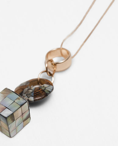 LONG GEOMETRIC NECKLACE