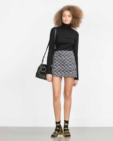 JACQUARD SKIRT