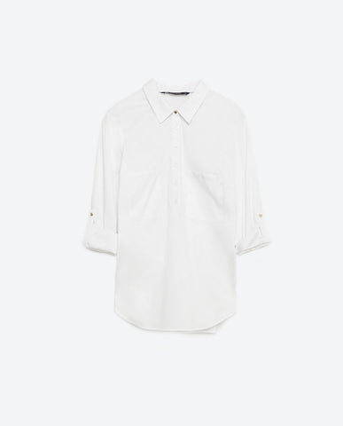 STRETCH POPLIN SHIRT