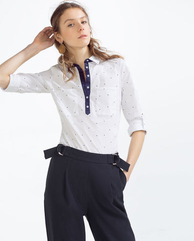 STRETCH POPLIN SHIRT