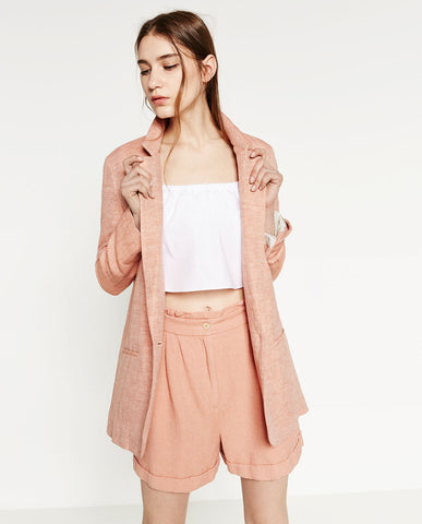 FLOWING LINEN BLAZER