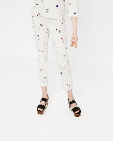 PRINTED TROUSERS