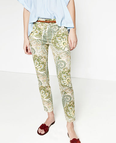 PRINTED TROUSERS