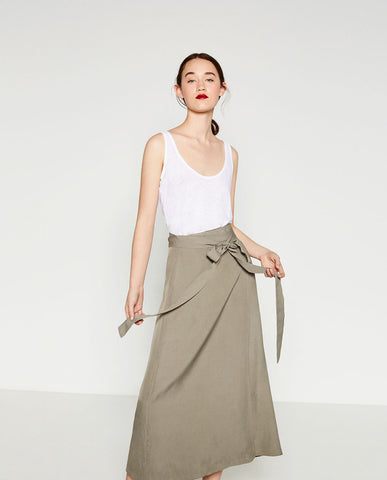 WRAP SKIRT