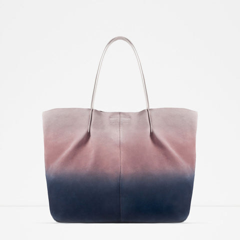 OMBRÉ LEATHER TOTE