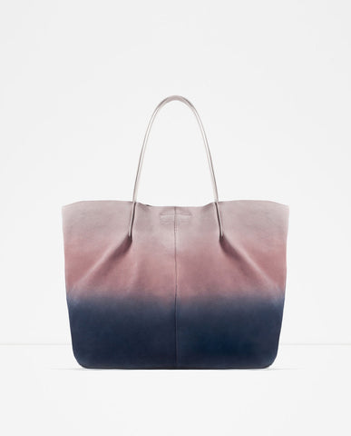 OMBRÉ LEATHER TOTE