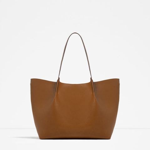 PLEATED TOTE