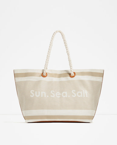 FABRIC BEACH TOTE