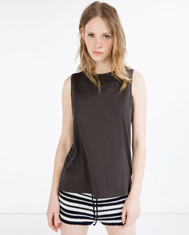 STRIPED ORGANIC COTTON T-SHIRT