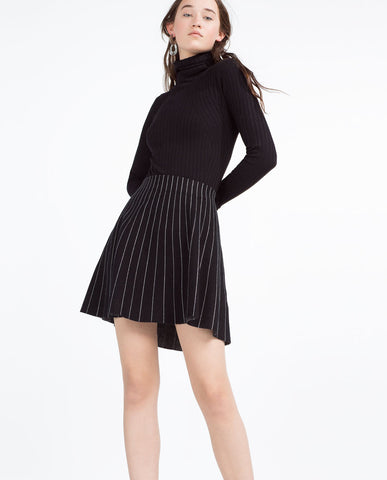 PINSTRIPE SKIRT