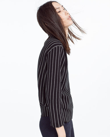 PINSTRIPE SWEATER