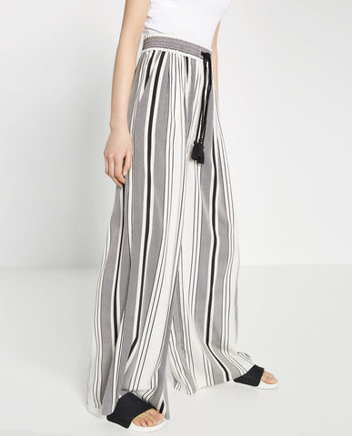 PRINTED PALAZZO TROUSERS