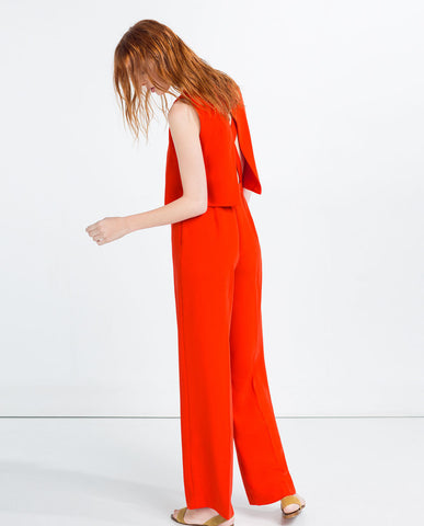 LONG LAYERED JUMPSUIT